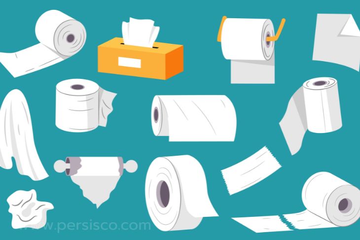 Various tissue papers